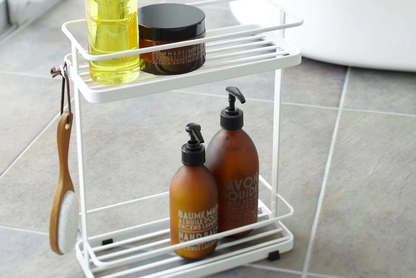 Tower Rolling Kitchen storage cart WHITE