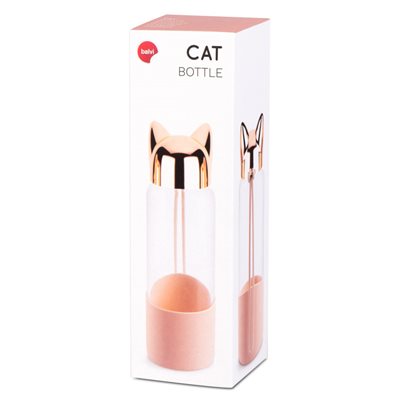 Cat bottle Rose GOLD