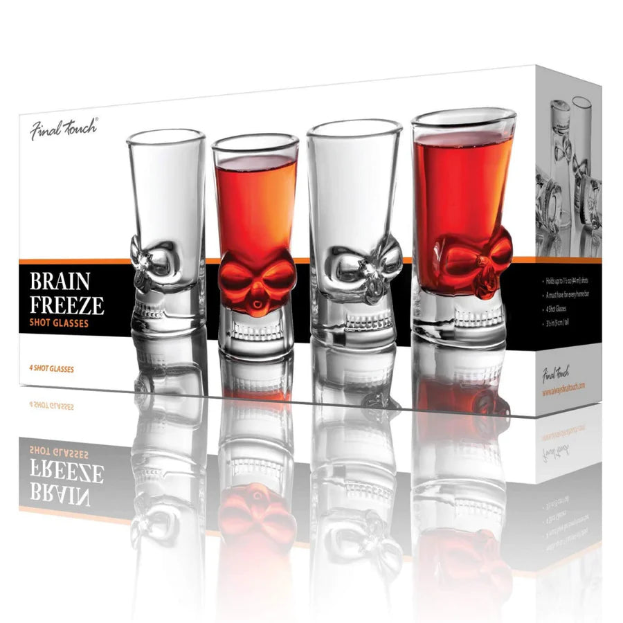 Brainfreeze Skull Shots - Set of 4