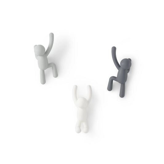 Buddy Wall Hook Set of 3 ASST