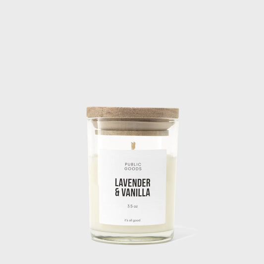 LAVENDER & VANILLA 3.5oz Soy Candle