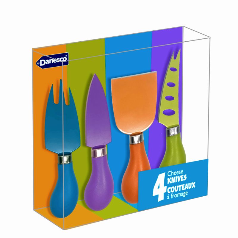 4pc Cheese Knife set, asst