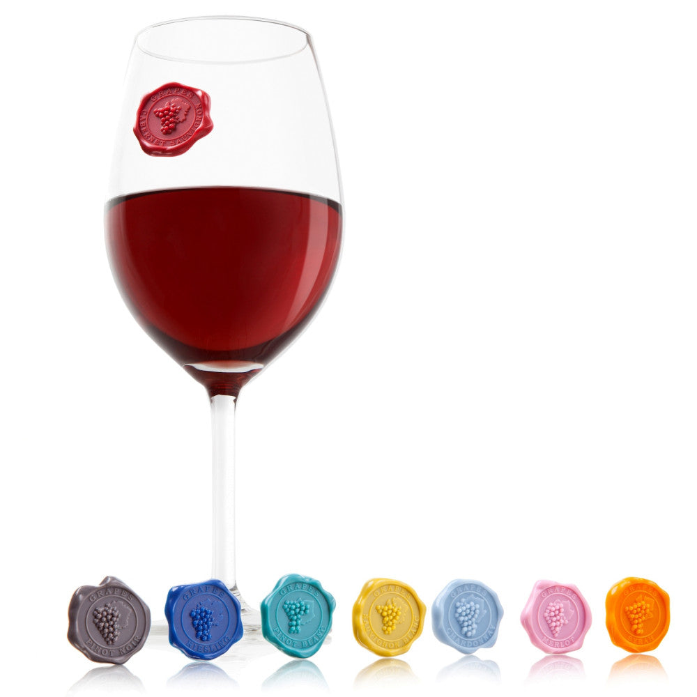 Classic Grapes Glass Marker