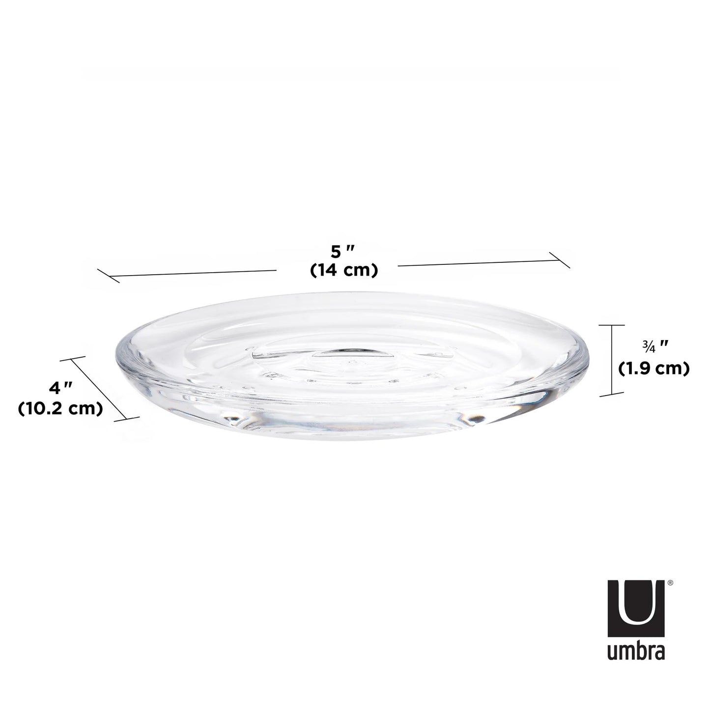 Droplet Soap Dish clear