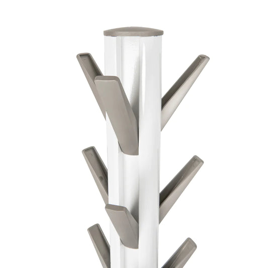 Flapper Coat Rack white/silver