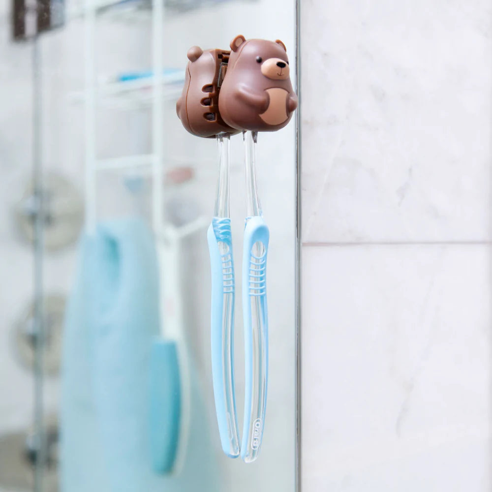 Bear toothbrush holder