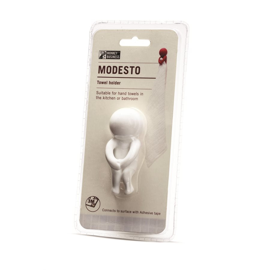 MODESTO TOWEL HOLDER-WHITE