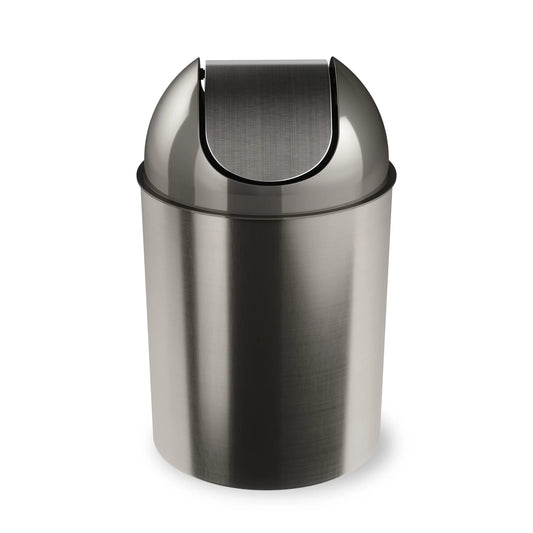 Mezzo Trash Can Nkl/Sil