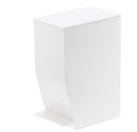 Tower Sanitary Step trash Can WHITE