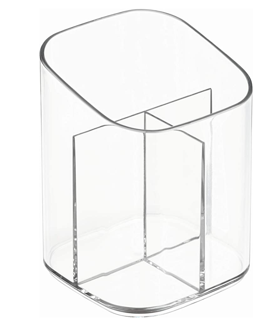 Vanity organizer RPET Clarity Cosmetic Cup clear