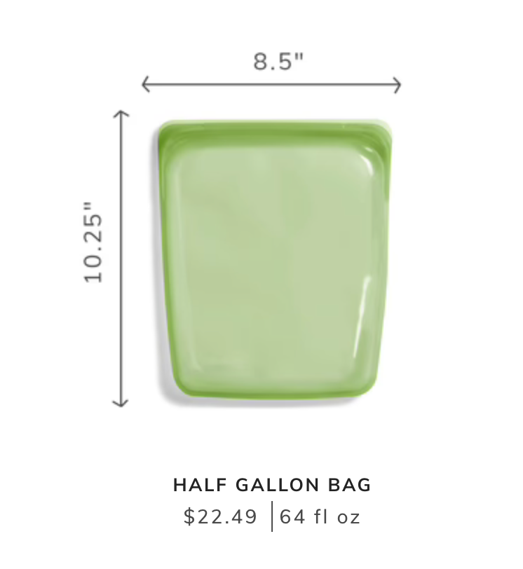 Stasher Half Gallon Bag