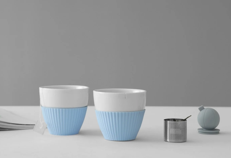 Anytime Tea Cup - Set Of 2 BABY BLUE