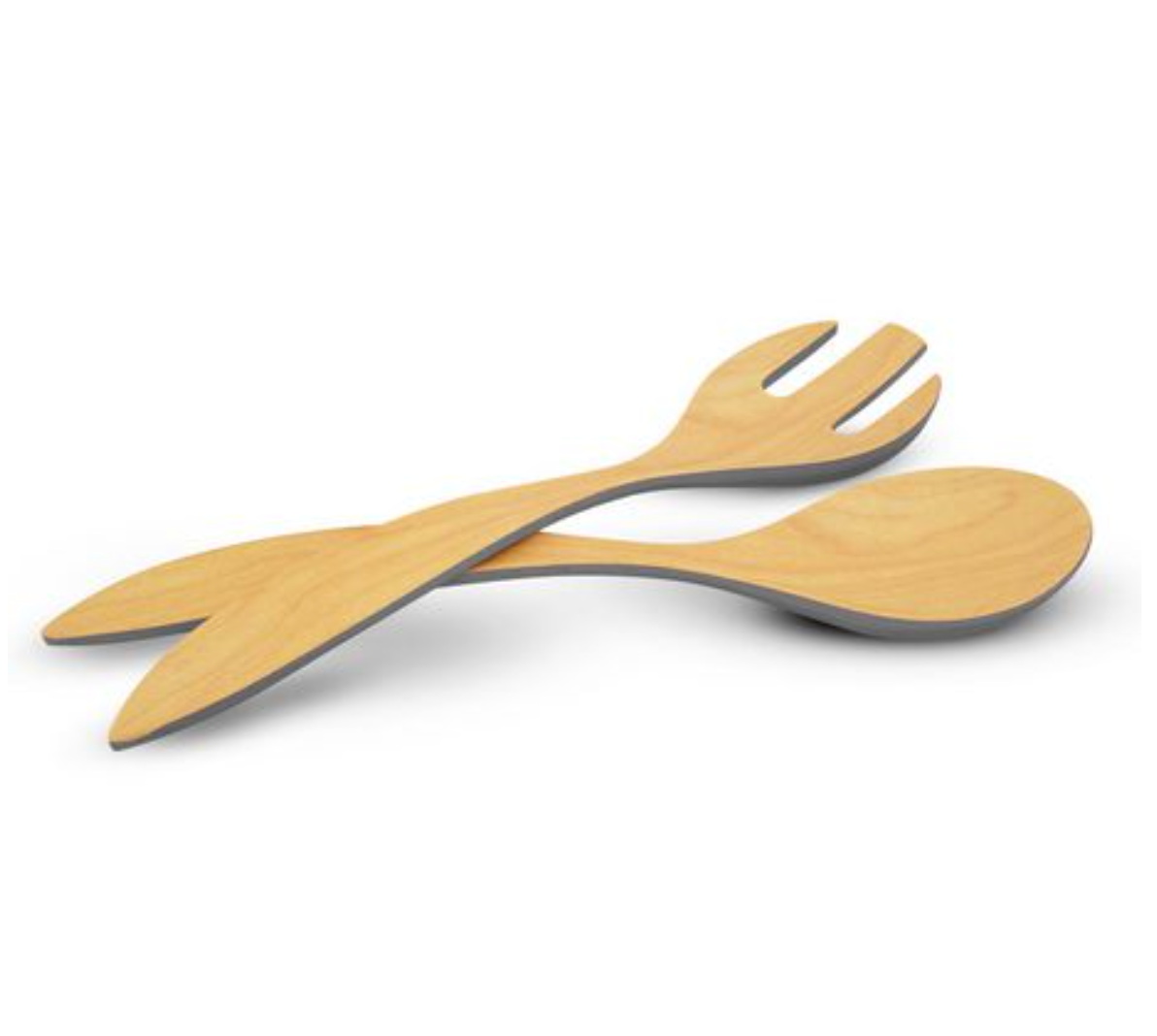 Bamboo Product Maple Salad Server Set/2 NATURAL