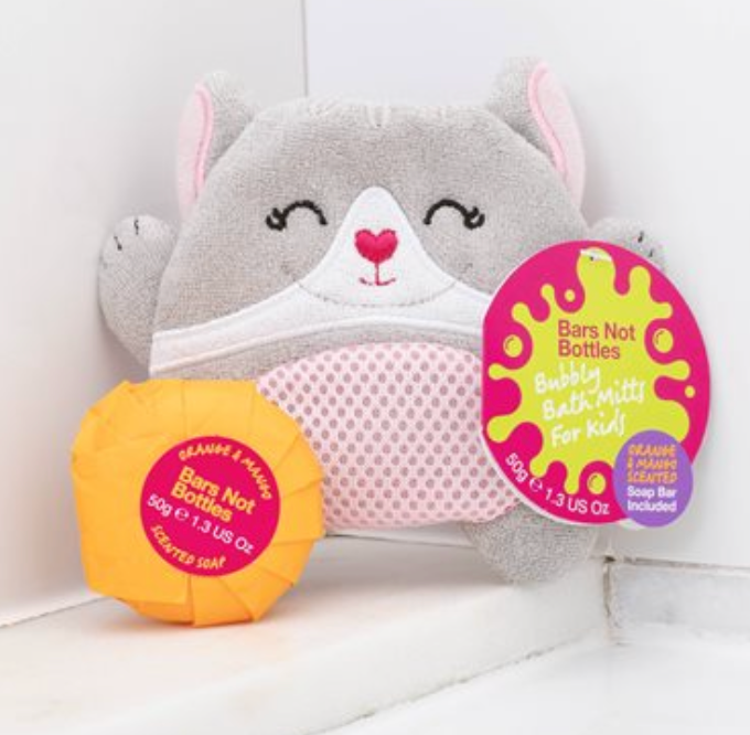 Bubbly Bath Mitt Kit-Cat