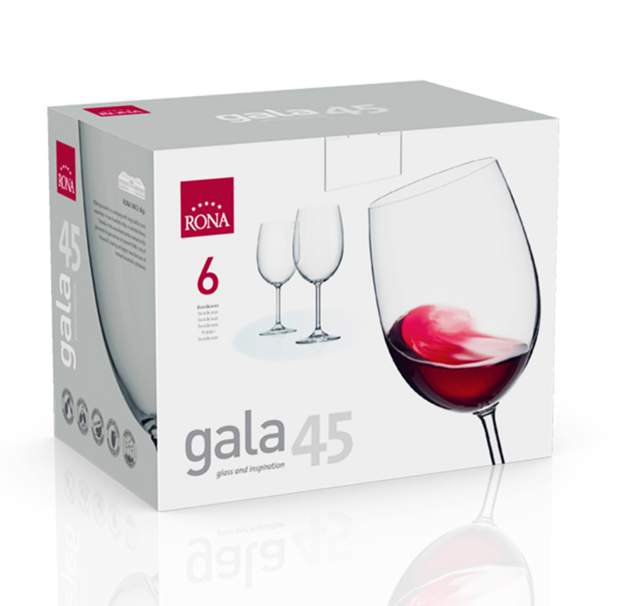 Gala45 6 Bordeaux 450ml RONA