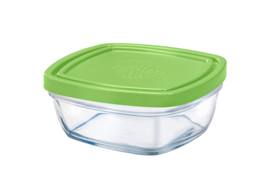 Freshbox Square with Lid 17cm GREEN