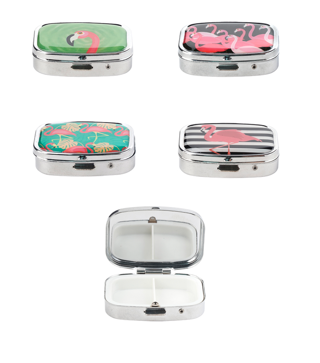 Flamingo Pill Box Assorted