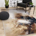 Sidra B859 Cream Beige Blue rug