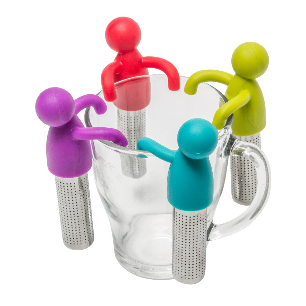Smiley Tea Infuser Green