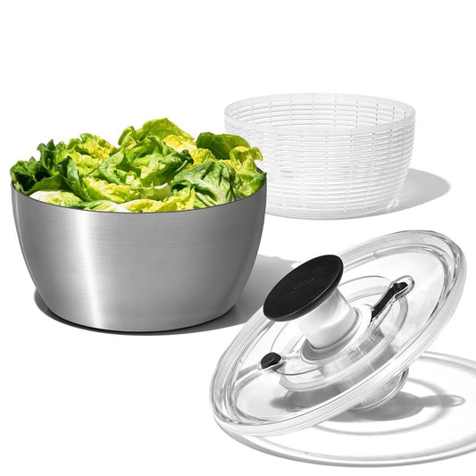 Steel Salad Spinner