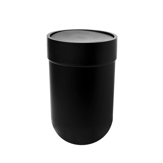 Touch Trash Can w lid black