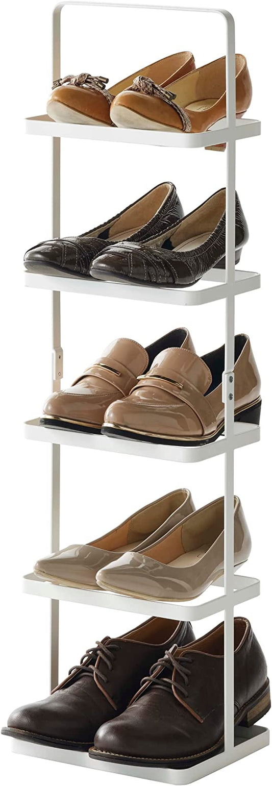 Tower shoe rack tall WHITE Yamazaki