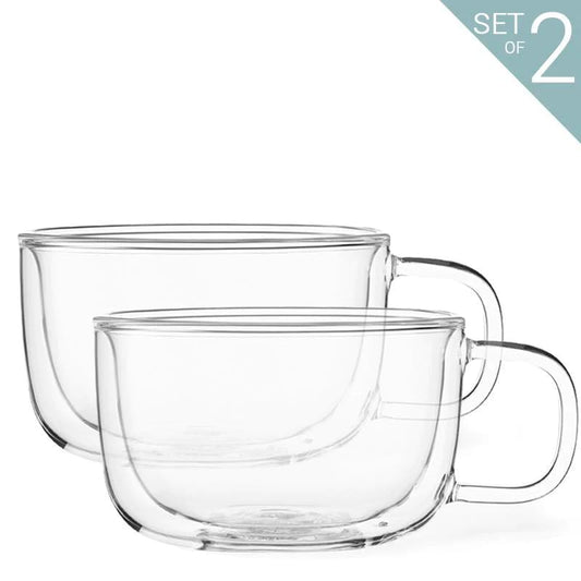 Classic Double wall Mug large set/2