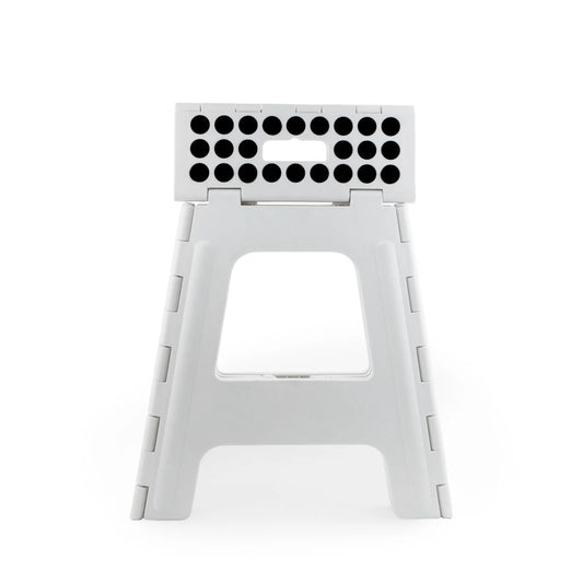 Folding Stool Tall WHITE BIG Rhino