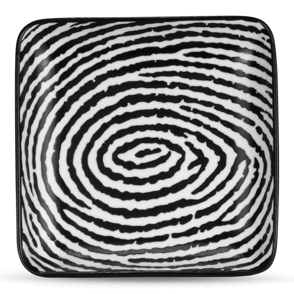 Zebra Square Plate 12x12 cm