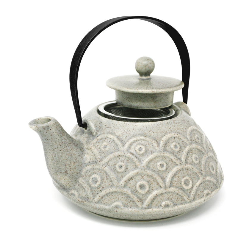 Zen Teapot w/ Black Handle