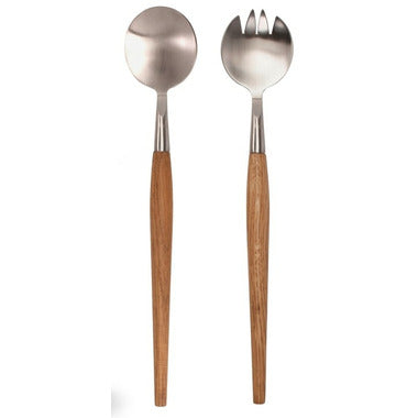 Acacia Salad servers S/2
