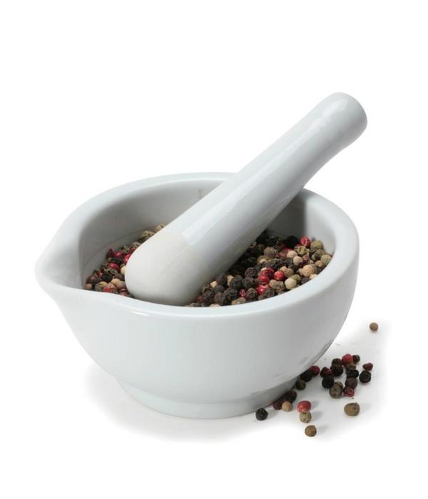 Grinder Cup Mortar & Pestle WHITE