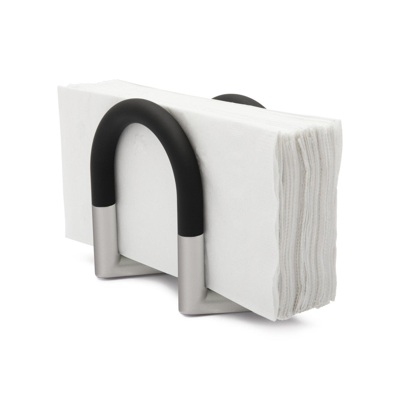 Swivel napkin holder Blk/Nkl