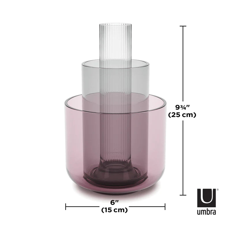 Layla vase small clear
