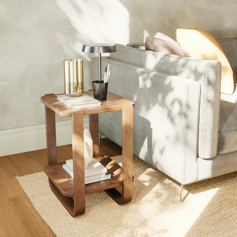 Bellwood Side Table Aged Walnut