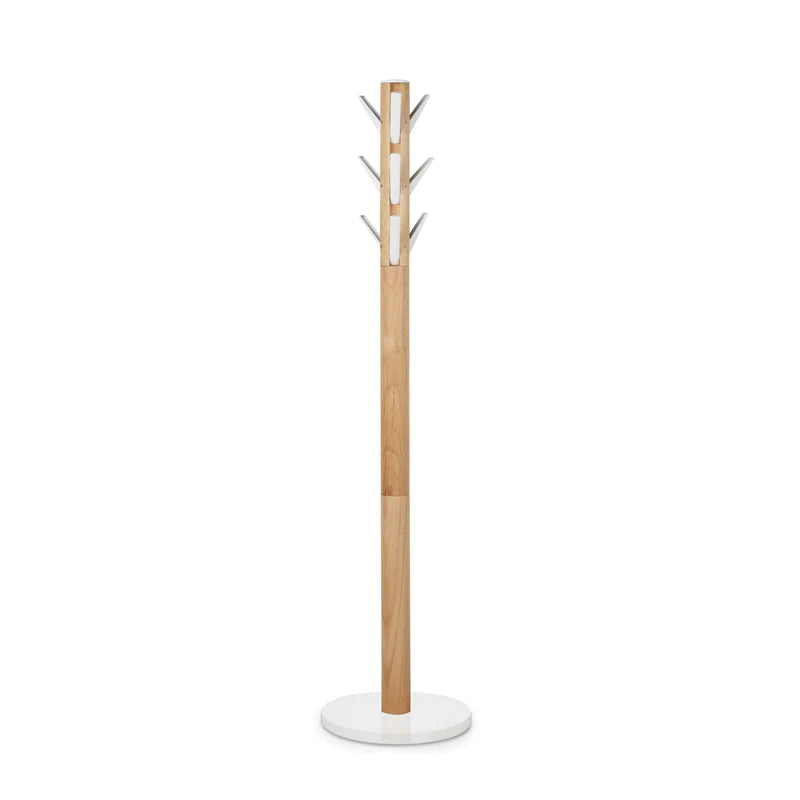 Flapper coat rack white/natural