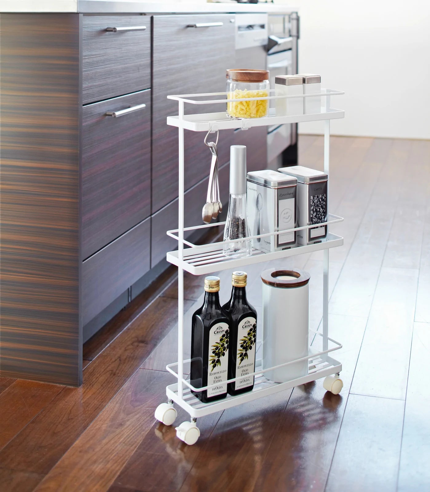 Tower Rolling Kitchen storage cart WHITE