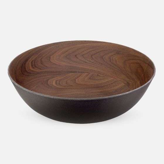 Bamboo Walnut Coffee Large Bowl, 30 cm