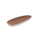 Bamboo Basic Oval Plate WHITE