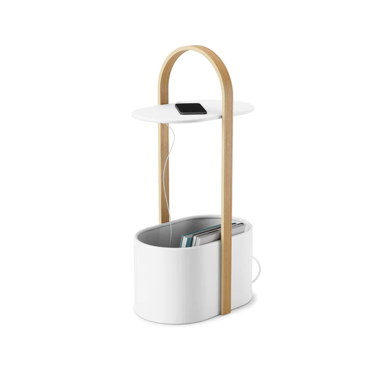 Bellwood Storage Table WHT/Nat