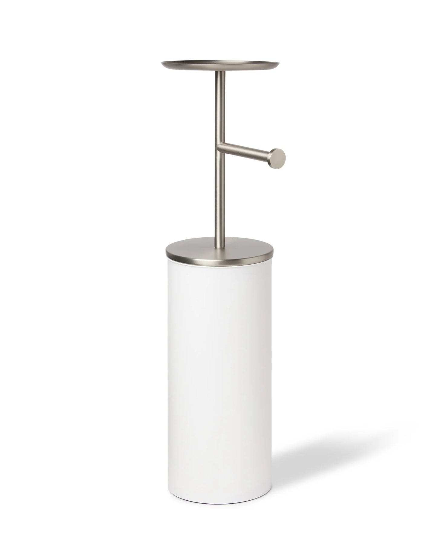 Portaloo toilet paper stand  WHT/NKL