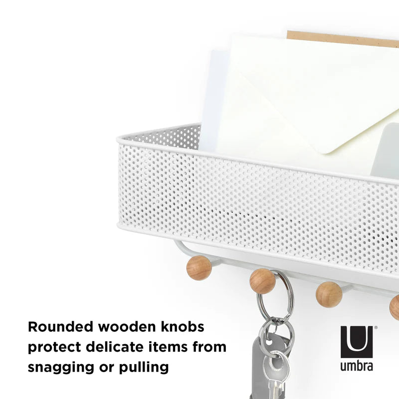 Estique Organizer 5-hook WHITE