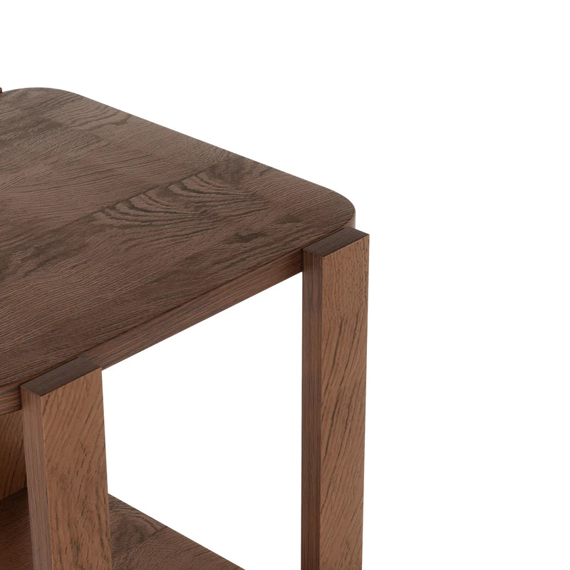 Bellwood Side Table Aged Walnut