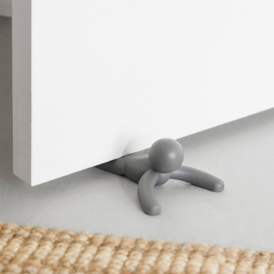 Buddy Door Stop Single Charcoal