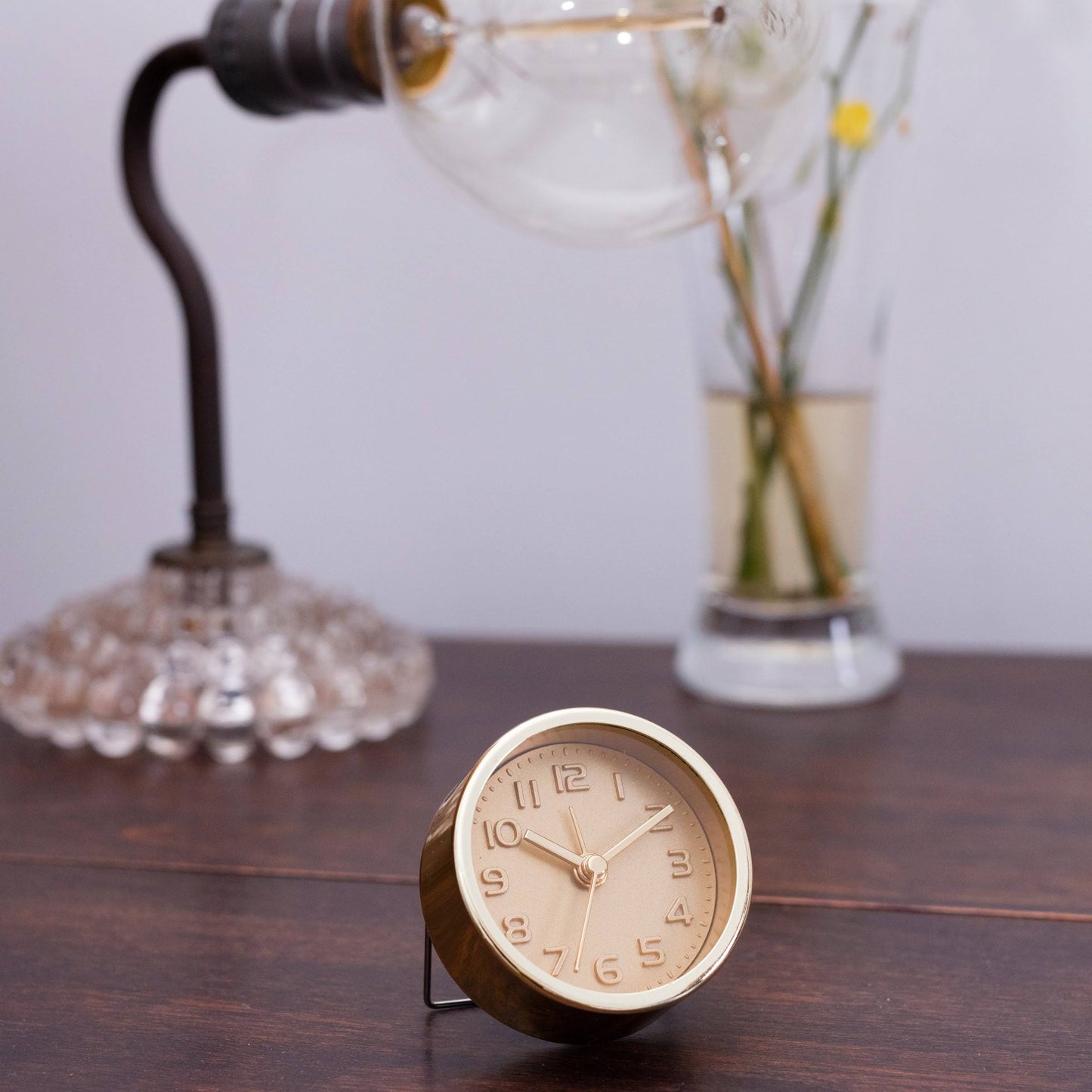 Mini Alarm Clock Copper or Gold