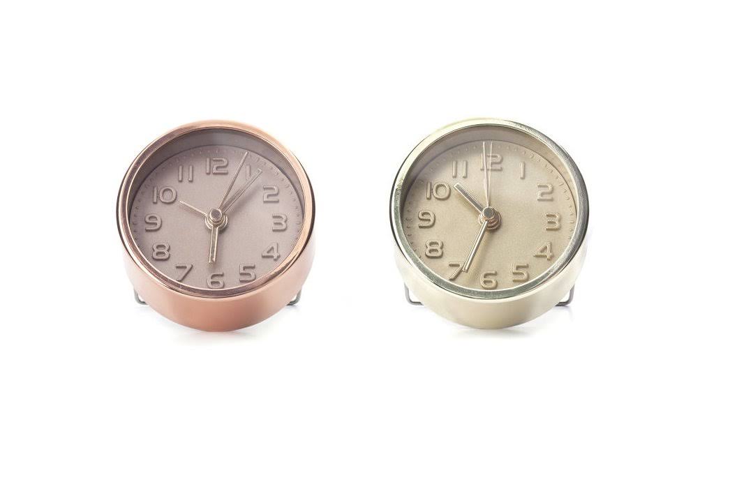 Mini Alarm Clock Copper or Gold