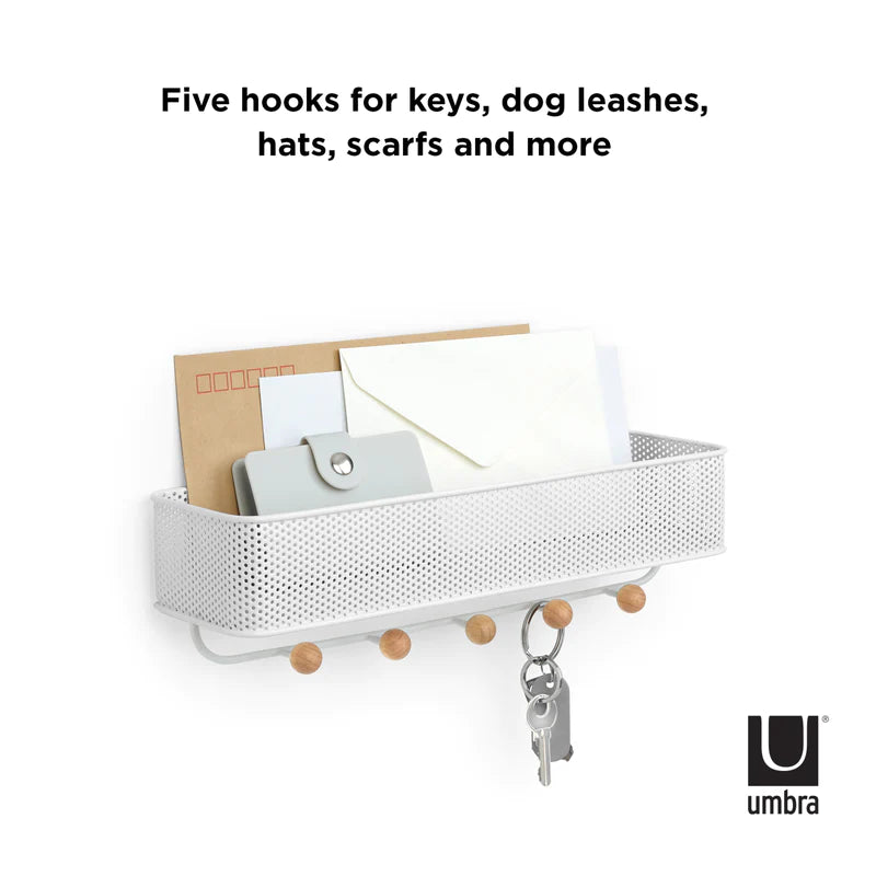 Estique Organizer 5-hook WHITE