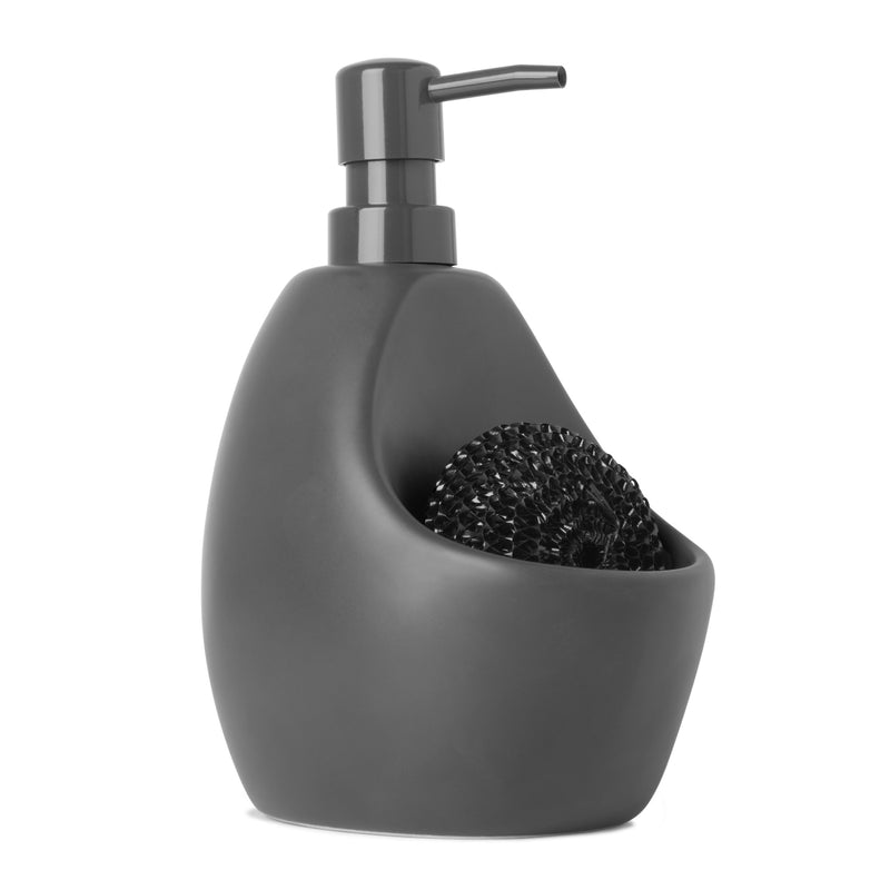 Joey Soap Dispenser Pump & Scrubby CHARCOAL