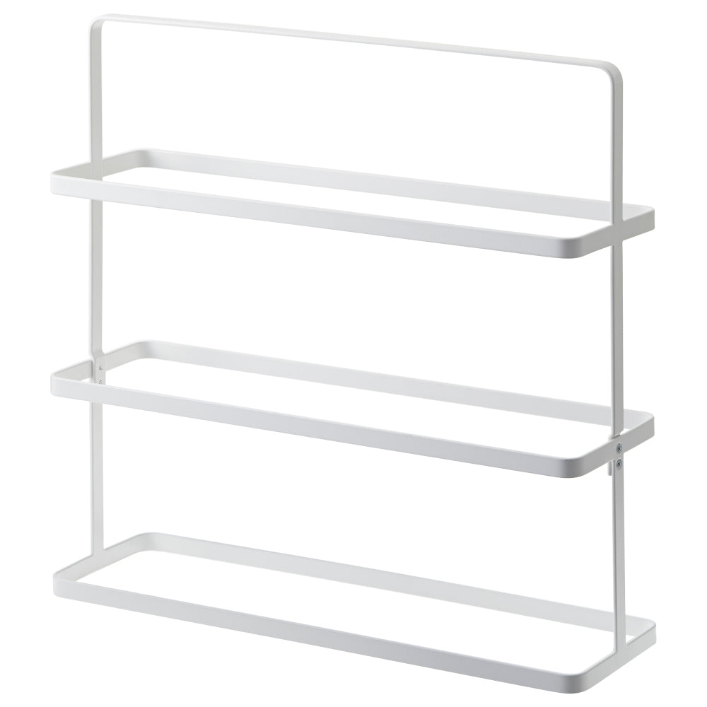 Tower shoe Rack Wide White Yamazaki