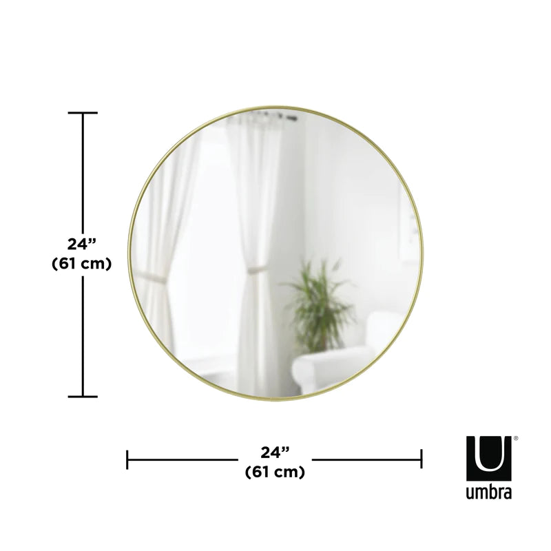 Hubba Round 24" Wall Mirror